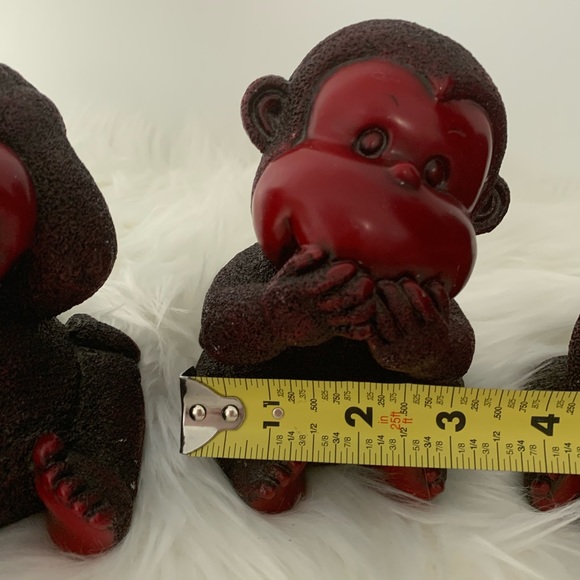 3 wise monkey decoration pieces - Picture 9 of 15